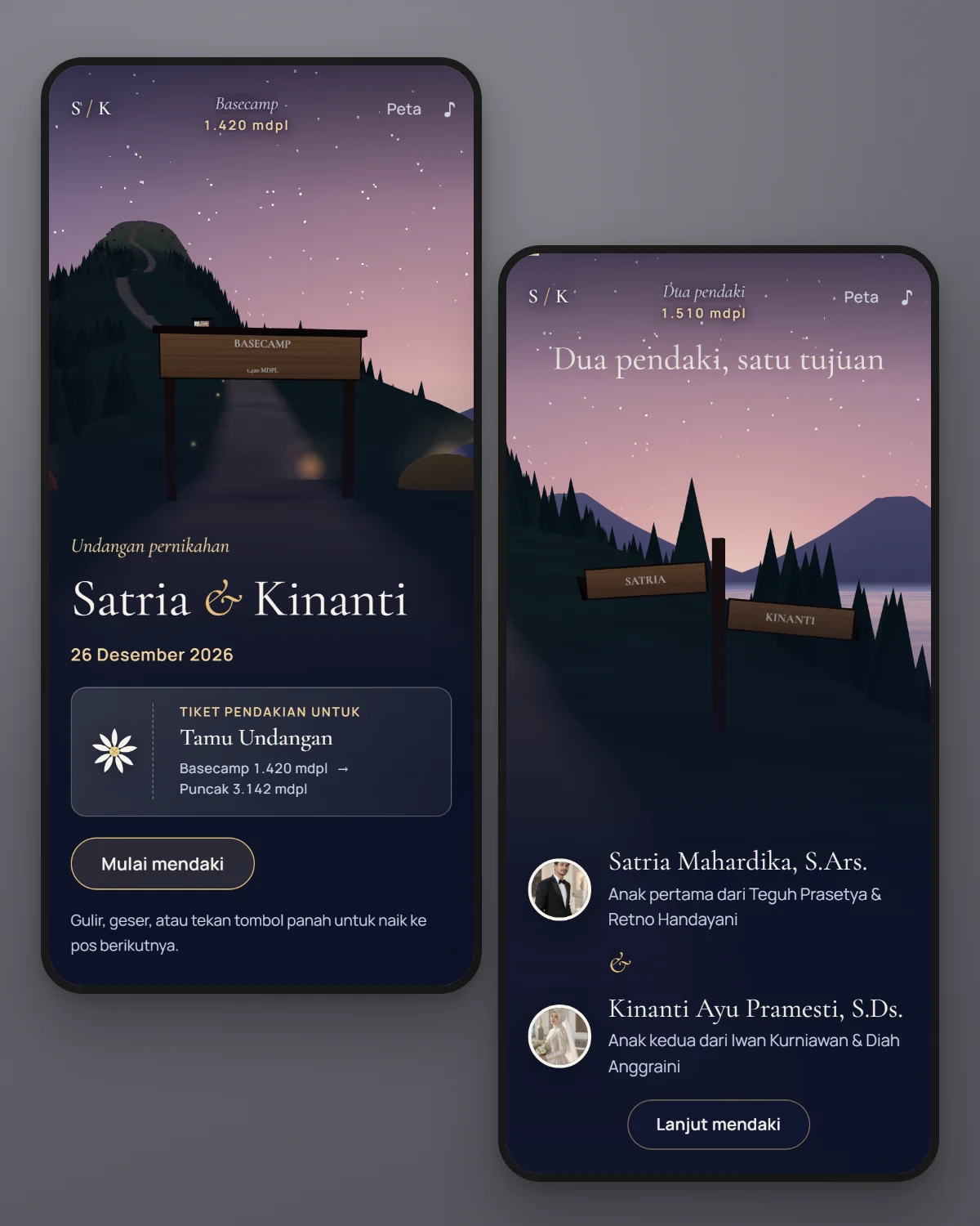 Pratinjau tema Edelweiss