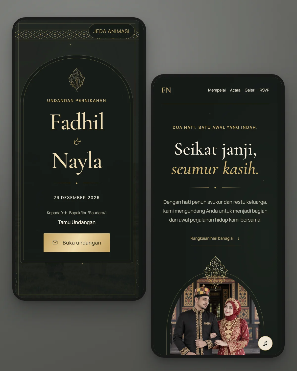 Pratinjau tema Pinto Aceh